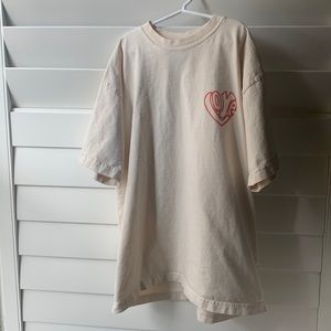 Beige Graphic T-Shirt